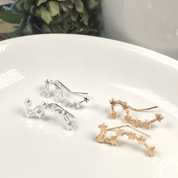 Constellation Star Big Dipper Earrings - Picture 7 of 8